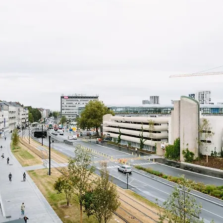 Le Confluent : T1bis Chateau / Gare / Lieu Unique Apartment